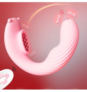 Secwell - Bear Licking Vibe-Clitoral Wearable Vibrator (Wireless Remote - Chargeable)